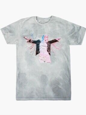 TAYLOR SWIFT Lover gray tie dye Can I‎ Go Where You Go tee shirt M